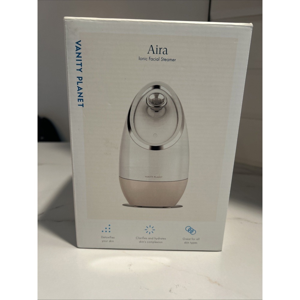 Vanity Planet Aira Ionic Facial Steamer Nozzle, 3 Essential Oil Baskets Open Box
